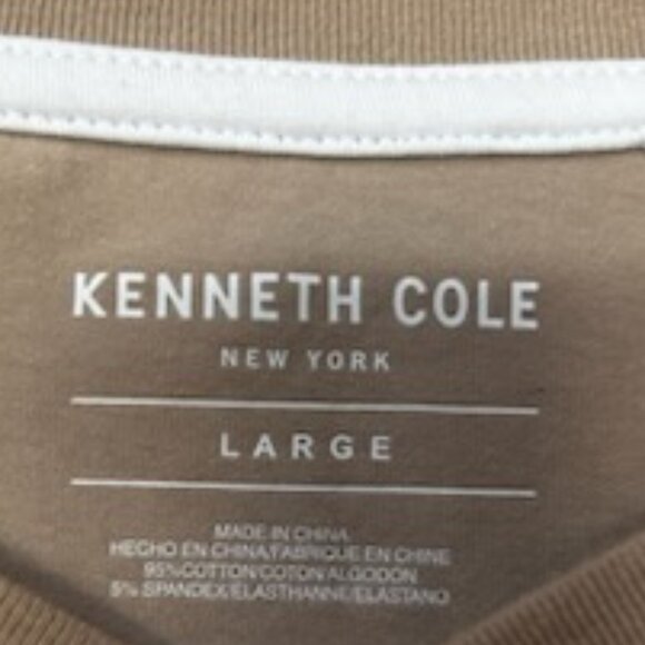 NWT New Kenneth Cole Men's 2 Way Stretch The Mobility Knit Shirt Henley - Picture 4 of 11